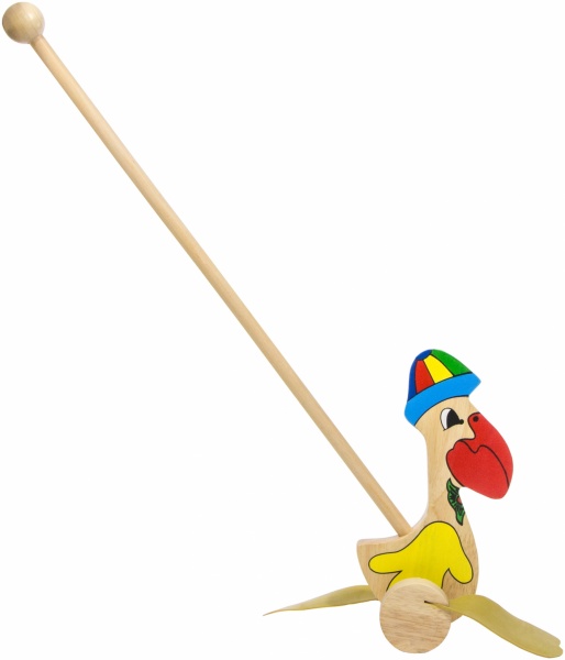 Игрушка Bino Каталка Пеликан в шляпе 8*20*57 81568 