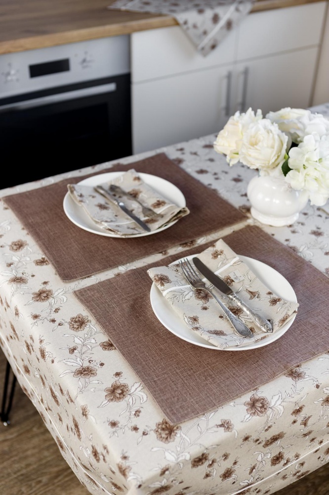 Сет двухсторонний Прованс Сappuccino Коричневый 35x45 см