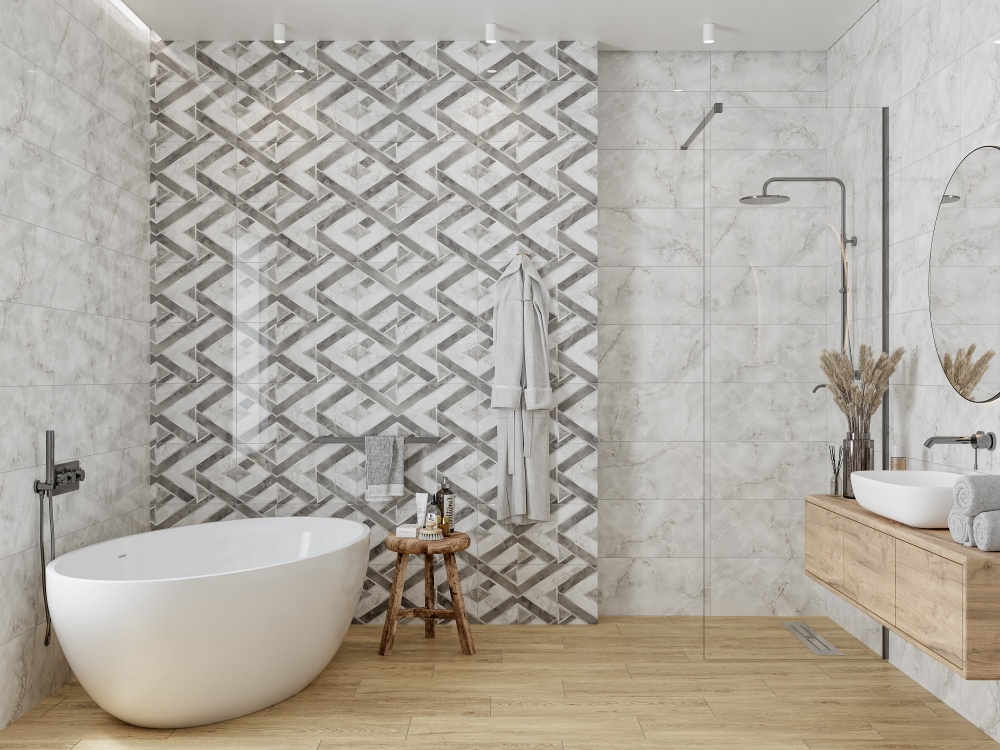 Плитка Golden Tile GERMES світло-сірий GMG051 30x60 см
