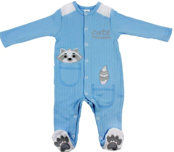 Комбинезон детский Danaya с вышивкой р.68 голубой ЗО20-75 