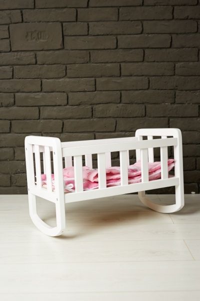 Комплект постельного белья Гойдалка для куклы розовый 