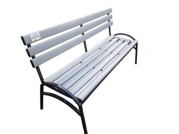 Лавка Next Level Plast Эпик серая 1,8 м 