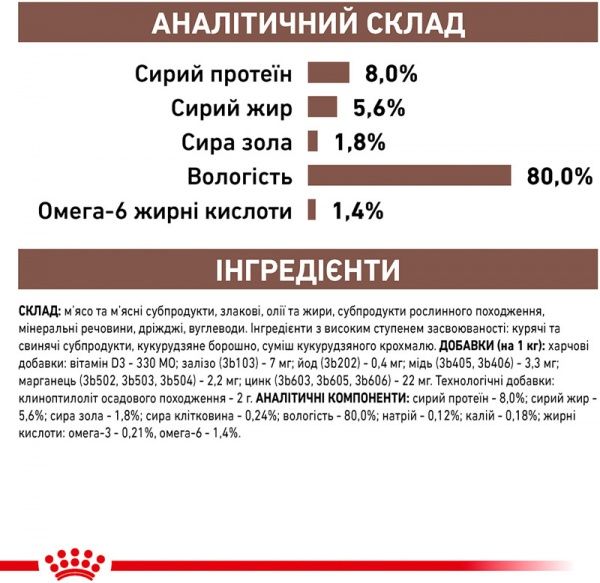 Корм для кошек GASTRO INTESTINAL FELINE (Гастро-Интестинал Фелин), пауч, 0,1 кг