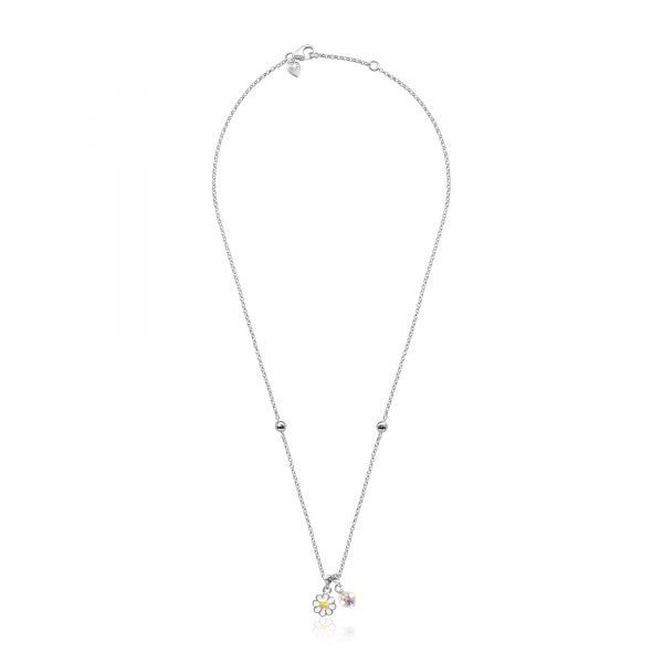 Кольє UMa&UMi Ромашка біло-жовта