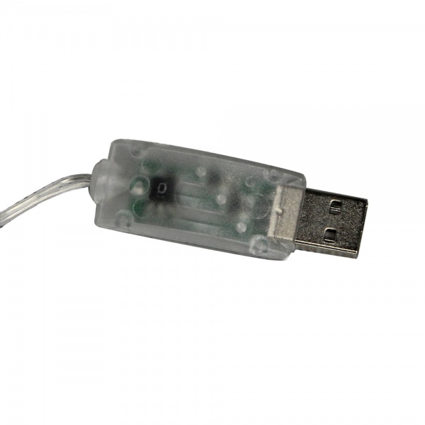 Декоративная гирлянда ILD100W-C-USB светодиодная (LED) 100 ламп 10 м 