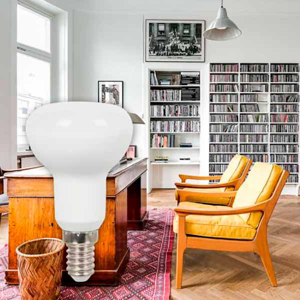 Лампа светодиодная LightMaster LB-650 2 шт./уп. 8 Вт R50 матовая E14 220 В 4000 К