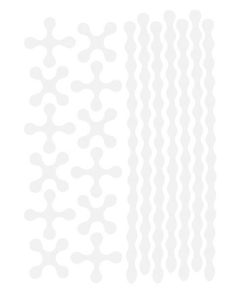 Світловідбивна наліпка LOOM Ланцюжок LM-10069-white для твердих поверхонь