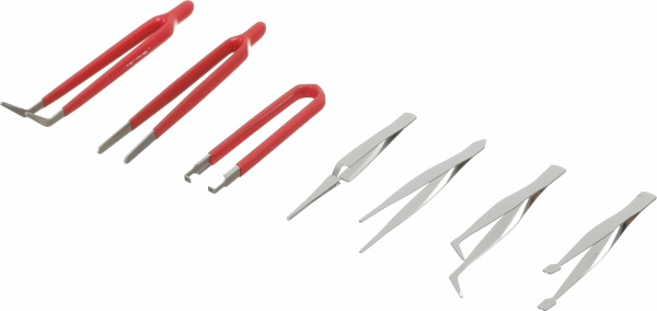 Набір пінцетів Expert 7 шт. ET-SA-7