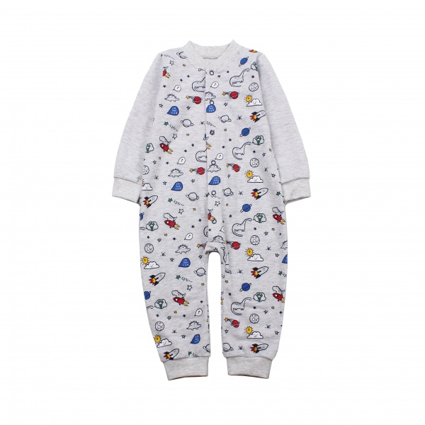 Комбинезон ясельный унисекс Фламинго р.92 меланж 427-307 