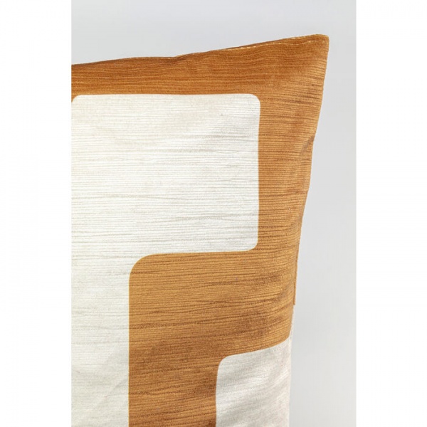 Подушка Лабиринт 45x45 см красный KARE Design 