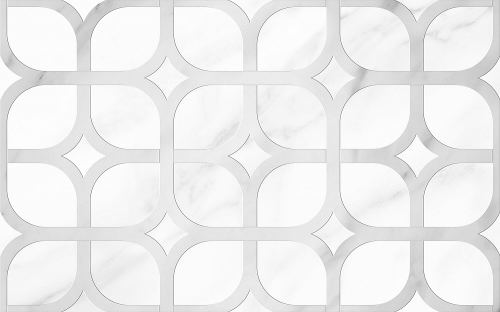 Плитка Golden Tile Marble Story Rete white MS0151 25х40 см