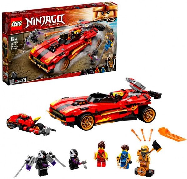 Конструктор LEGO Ninjago Переслідувач ніндзя X-1 71737
