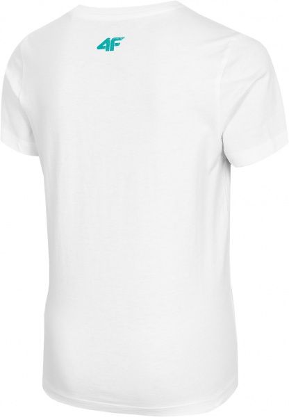 Футболка 4F HJL21-JTSM004-10S р.140 белый