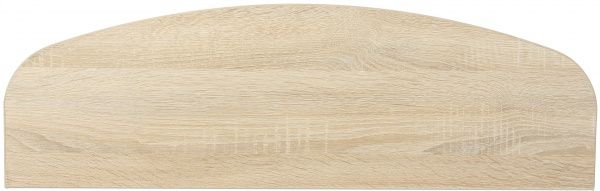 Полка ДСП радиусная 800x250 мм дуб сонома 