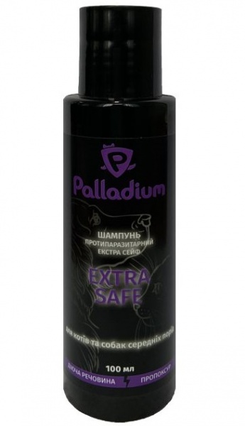 Шампунь Palladium Extra Safe 100 мл від бліх та кліщів для собак/для котів
