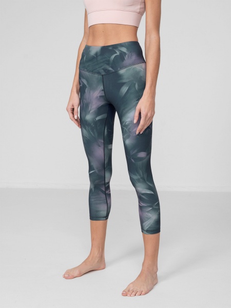 Лосини 4F WOFUNCTIONAL TROUSERS SPDF016 H4Z22-SPDF016-90A р.XS чорно-бірюзовий