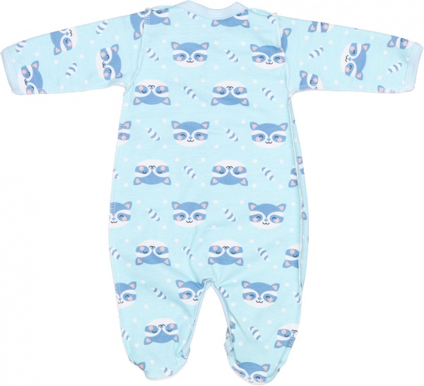 Человечек для мальчика Моя планета Еноты Кмб401-1 р.68 голубой с синим 