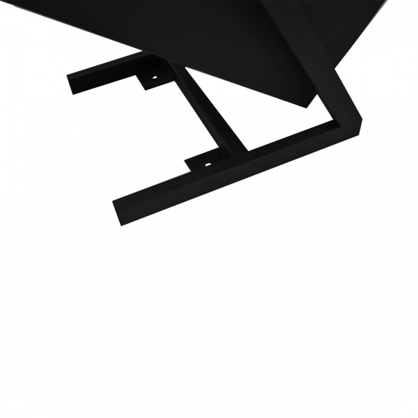 Урна уличная для мусора с пепельницей С4-25 25 л черный