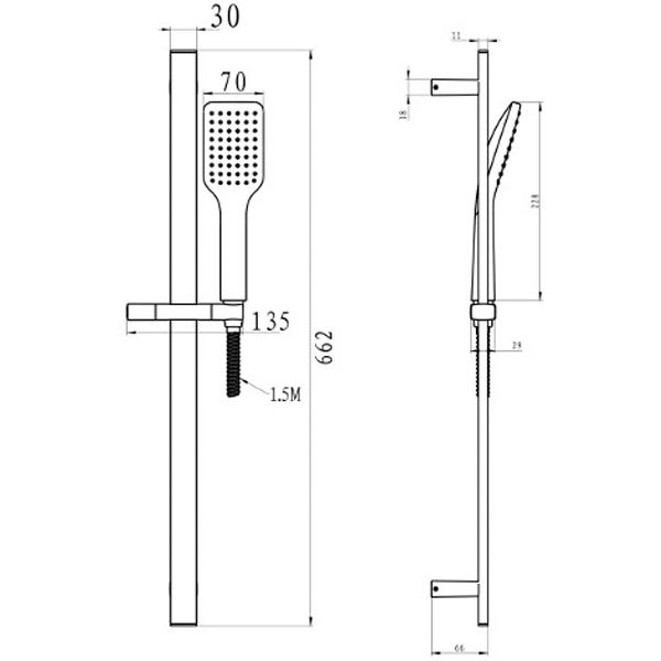 Душевой набор Imprese 6607001 