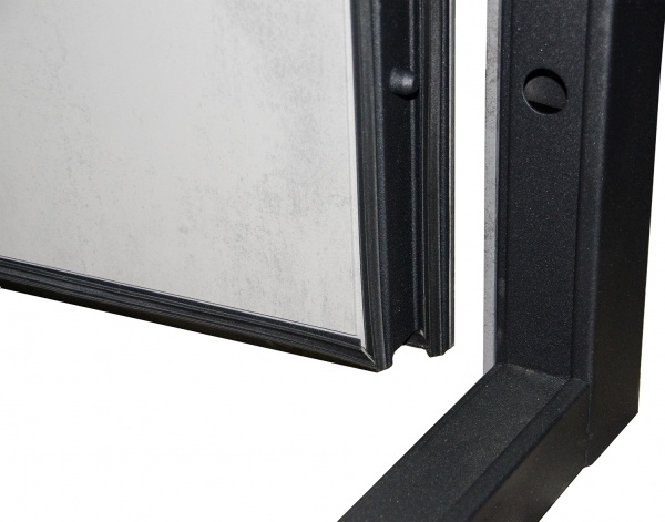 Двері вхідні Міністерство дверей Оптима-58 оксид 2050x960 мм ліві