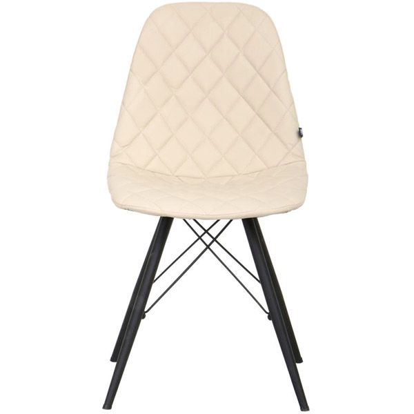 Стілець обідній Nowy Styl Liya 4LX Black (Box-2) (CH) ECO-07 чорний/молочний