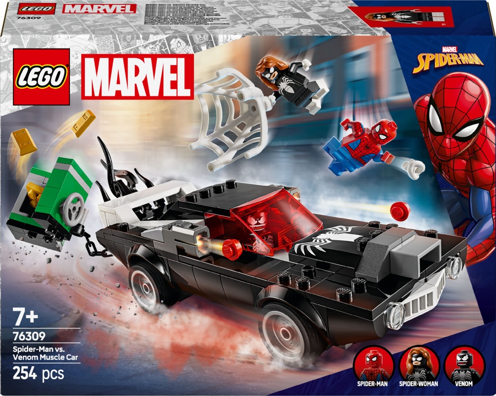 Конструктор LEGO Super Heroes Marvel Людина-павук проти маслкара Венома 76309