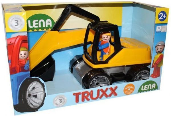 Игрушка Lena экскаватор с водителем Truxx 4411