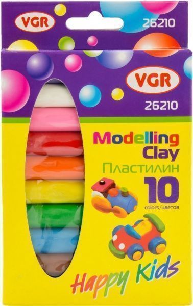 Пластилін 10х170 гр VGR 26210 VGR
