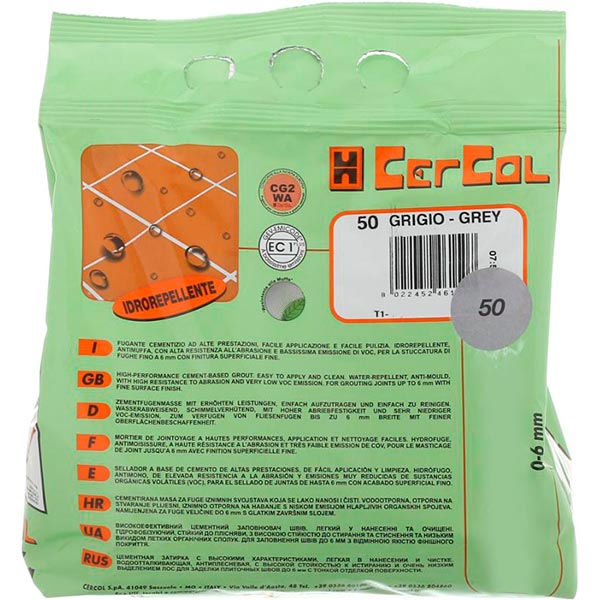 Фуга Cercol F.15 Setastuc 50 2 кг сірий