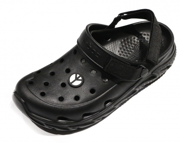 Сабо Coqui 6431 BLACK VELCRO + AMULET 6431-703-2200 р.45 черный