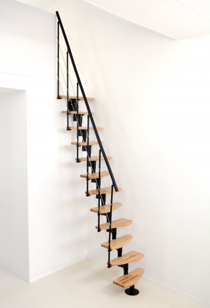 Лестница Minka Holz- & Metallverarbeitungs модульная NIZZA (ступени - Бук) 