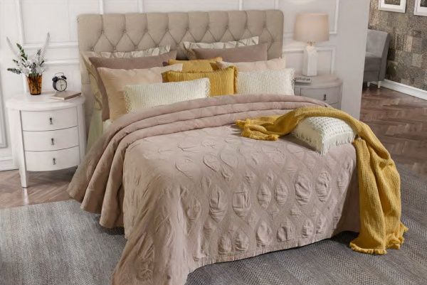 Покривало Armona 230x270 см La Nuit пудровий 