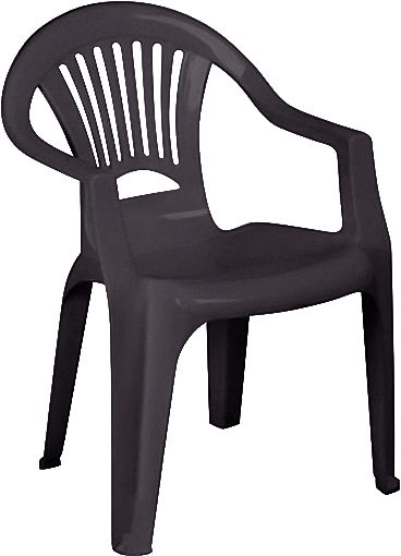 Стілець Алеана Луч 78x58x57 см антрацит 