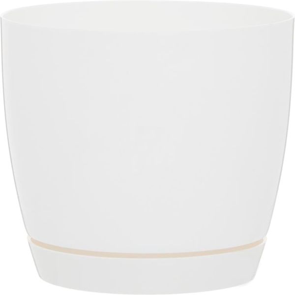 Вазон пластиковий Form Plastic Тоскана Кругла-11 круглий 0,8л білий (0740-011) 