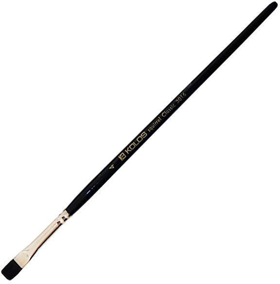 Пензлик Classic 3016 білка плаский №4 Kolos 