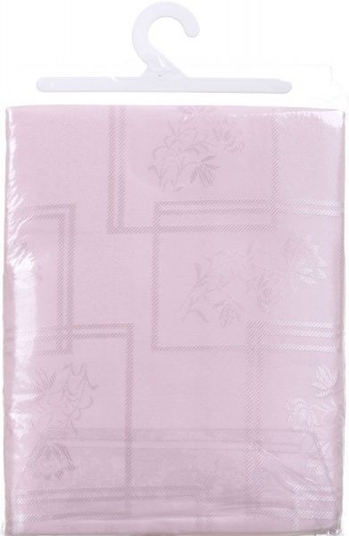 Скатерть Dertsiz 140x180 см пудровый Karna 