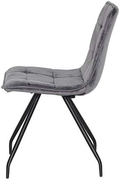 Стул обеденный Роуз X-2007 черный/серый