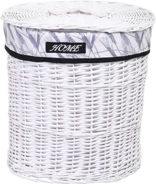 Кошик плетений Tony Bridge Basket з текстилем 44х30х48 см HQN20-2CD-2 