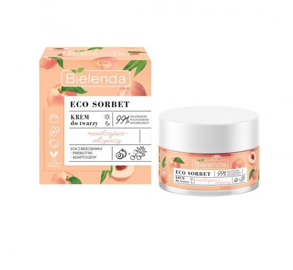 Крем для лица день-ночь Bielenda Eco Sorbet Peach Питание-увлажнение 50 мл