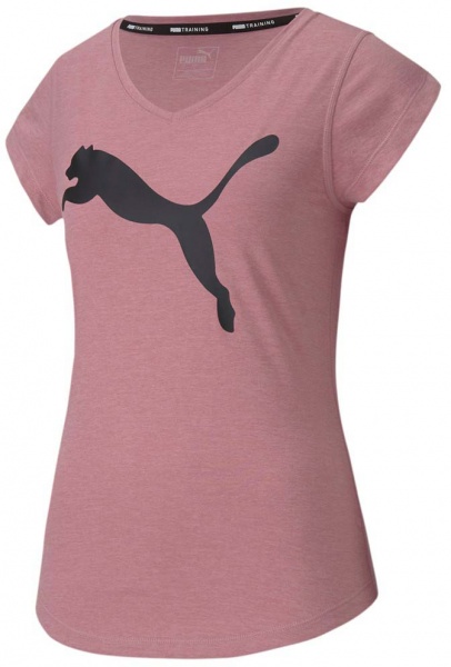 Футболка Puma Heather Cat Tee 51714722 р.S рожевий