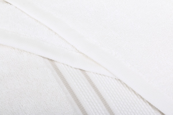 Полотенце Villa 70x140 см белый с бежевым Sous Dias 