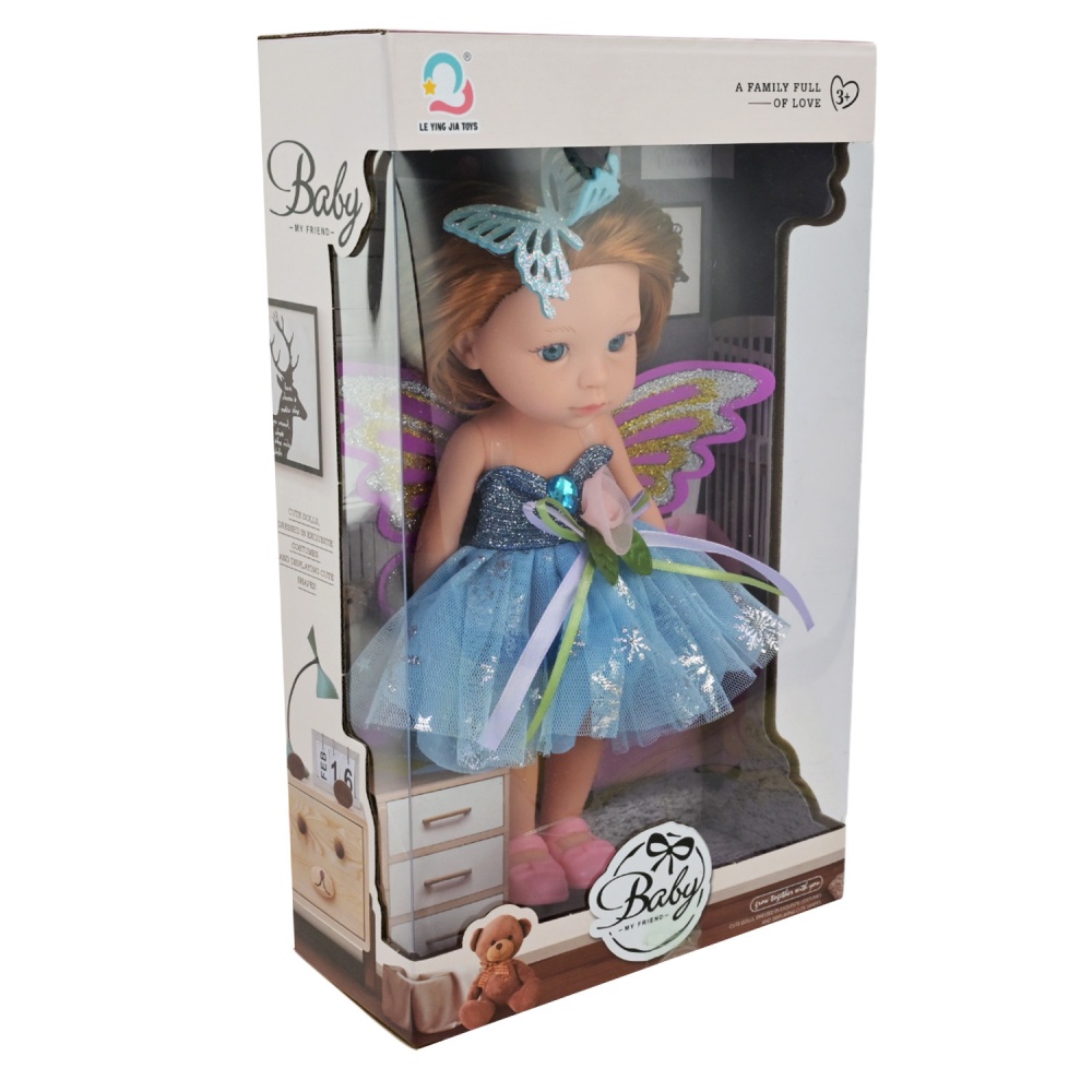 Кукла Shantou в стильном платье H04-44/46