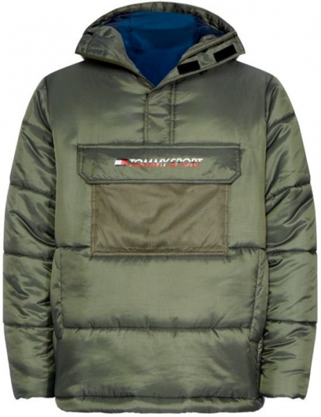 Анорак Tommy Hilfiger BLOCK INSULATION JACKET S20S200264302 р.L оливковый — фото 1