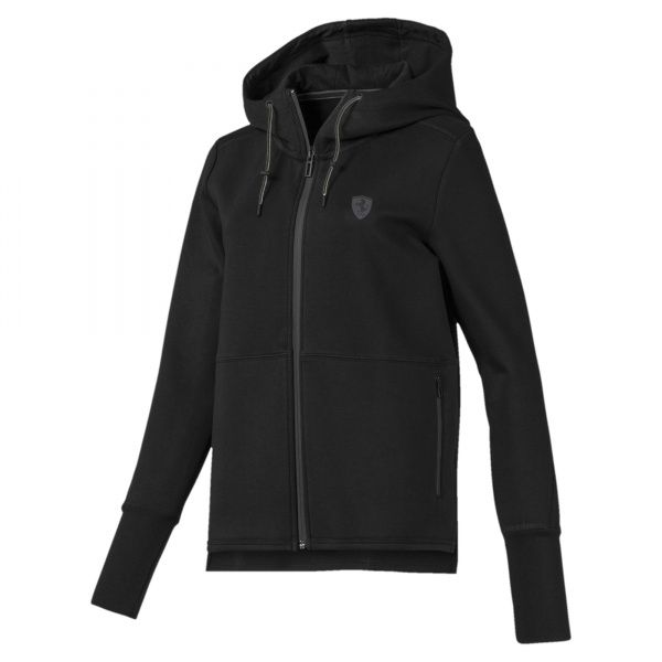 Джемпер Puma Ferrari Wmn Hooded Sweat Jac 59543901 р. S чорний