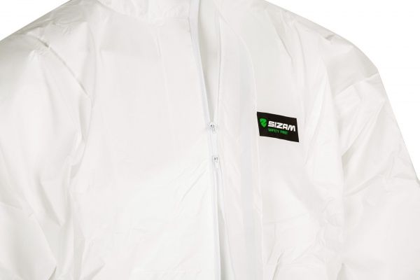 Комбінезон короткострокового використання Sizam X-Guard 4510 ІІІ категорія р. XXL зріст універсальний 30028 білий