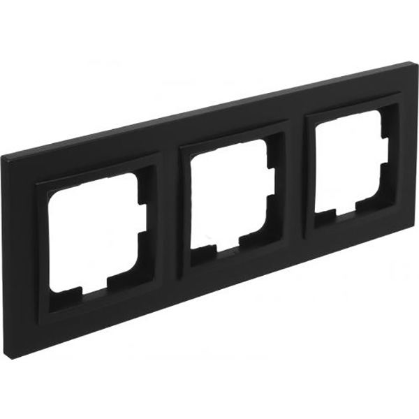 Рамка тримісна Mono Despina універсальна графіт 102-200000-162