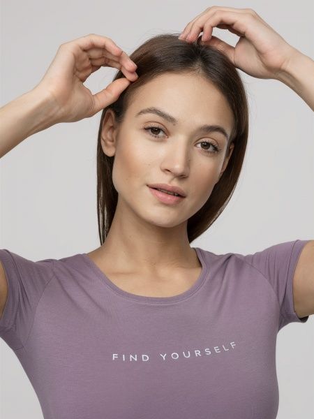 Футболка 4F D4L21-TSD212-51S р.XS фіолетовий