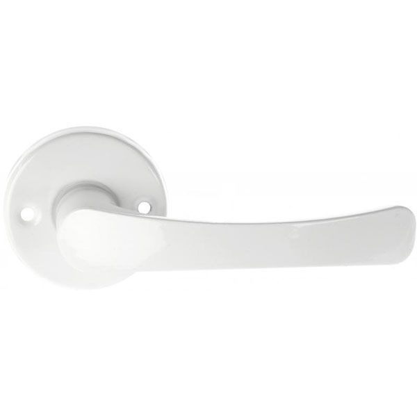 Ручка на розетке РЛ122 белая