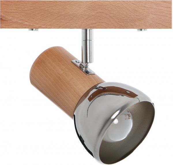 Спот ALFA Santo 1x60 Вт E27 дерево светлое 24240 