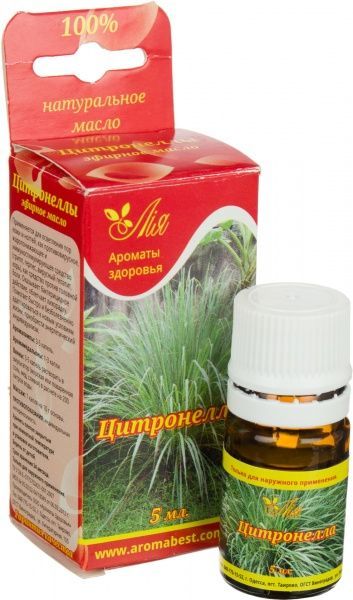 Ефірна олія Лія Цитронелла 5 мл 